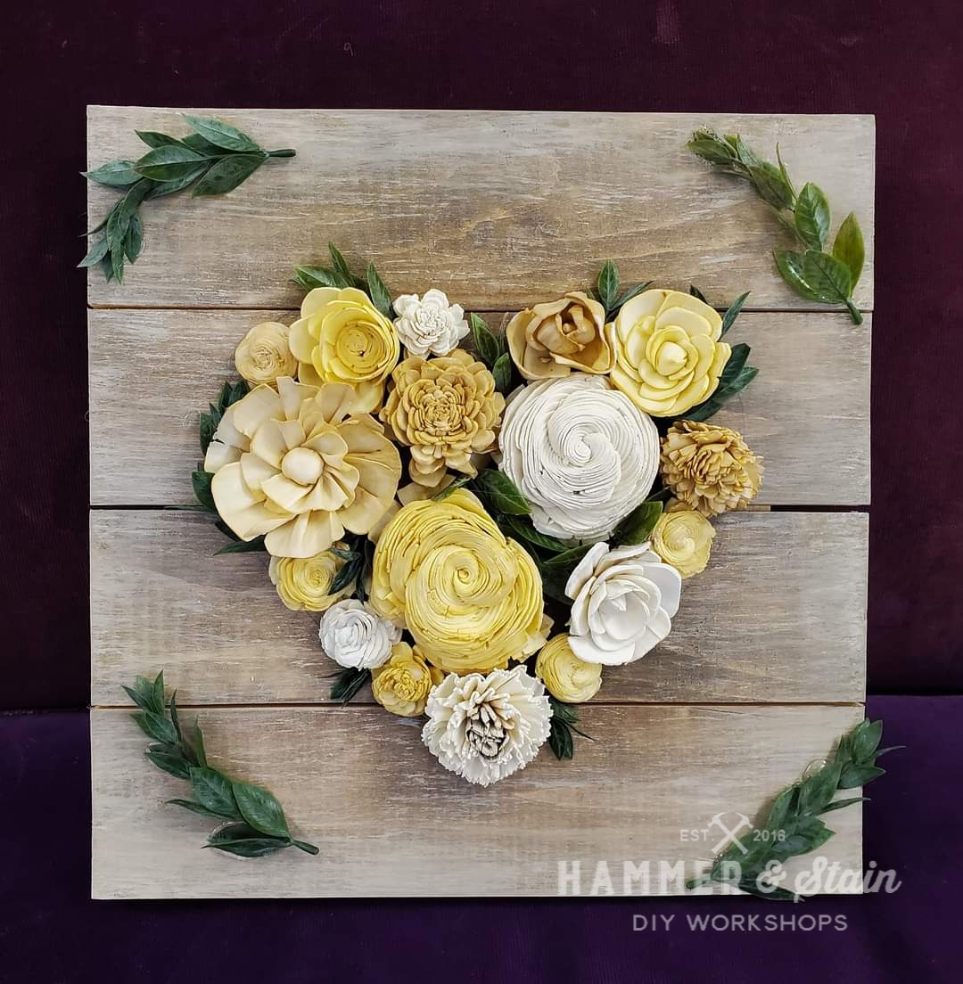 Wood Flower Bouquets & Centerpieces – The Canvas Roadshow