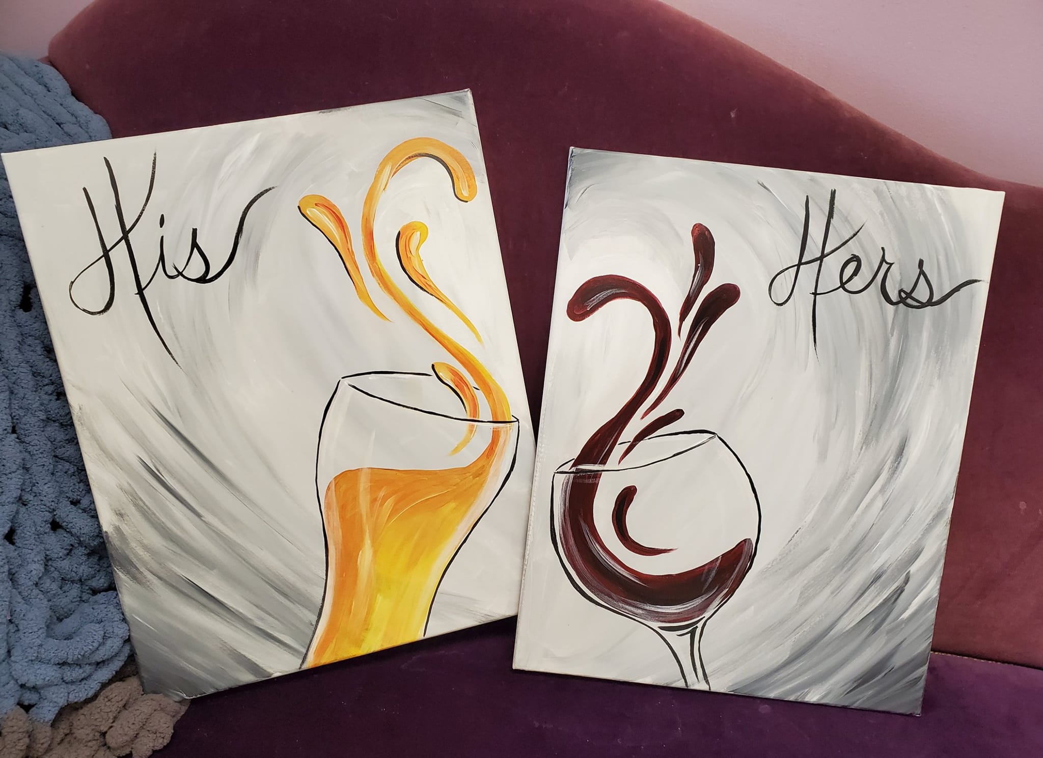 couples wine and paint near me