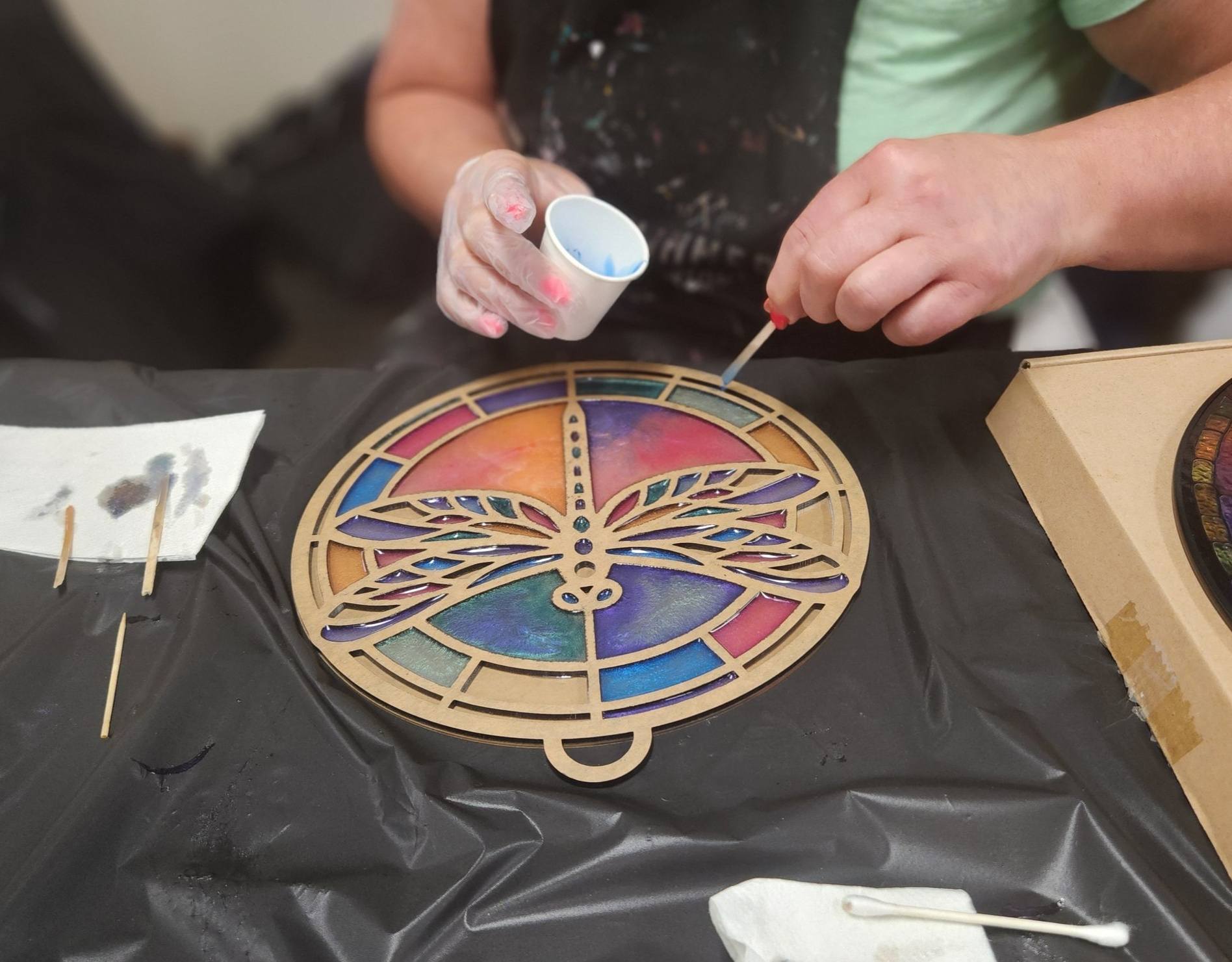 Faux Stain Glass - Resin Workshop