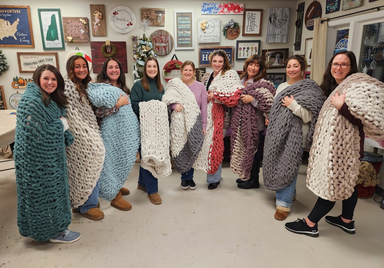 Cozy Knit Blanket Workshop